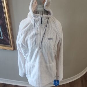 Columbia  NEW Ruby Lake Fleece Cream Hooded Pullover